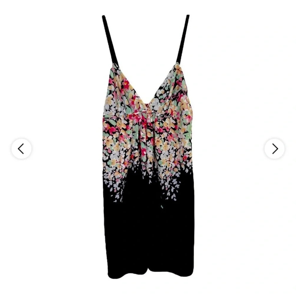 Oscar De La Renta Babydoll sleepwear floral Dress L